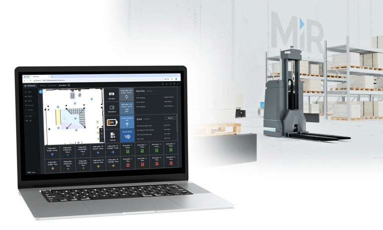 Flottensteuerung für mehrere MiR Roboter in derselben Arbeitsumgebung