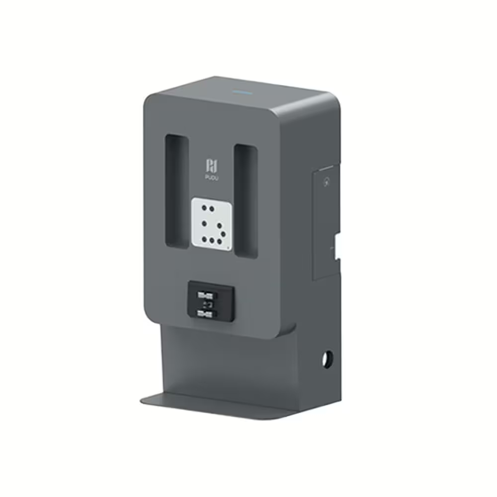 Automatische Ladestation für den PUDU MT1 mit Schnellladefunktion