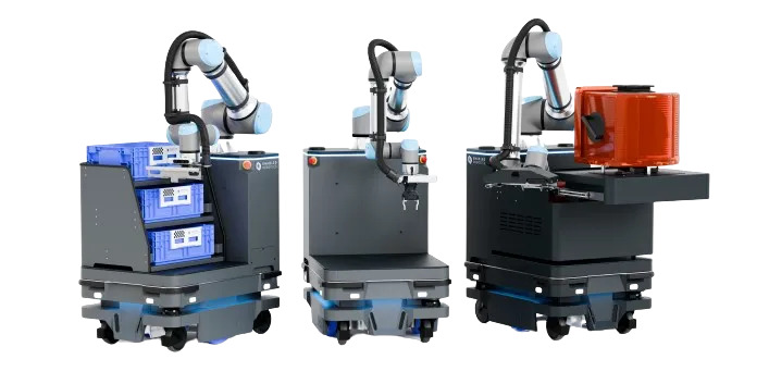 Cobot auf mobilem Roboter für maximale Flexibilität