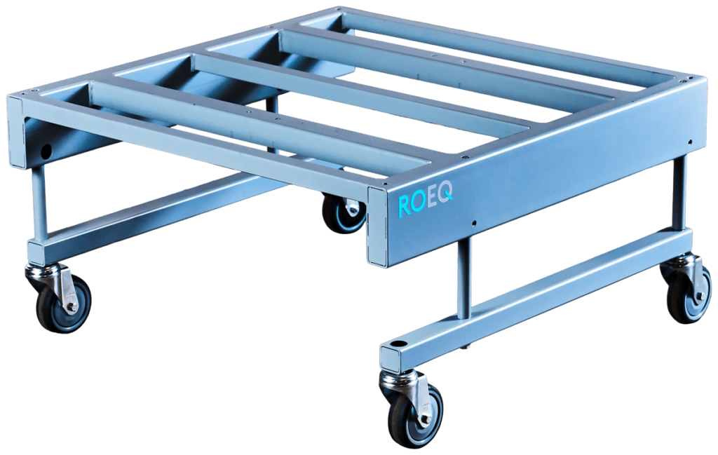 Wagen für den autonomen Transport mittels MiR250 Shelf Carrier
