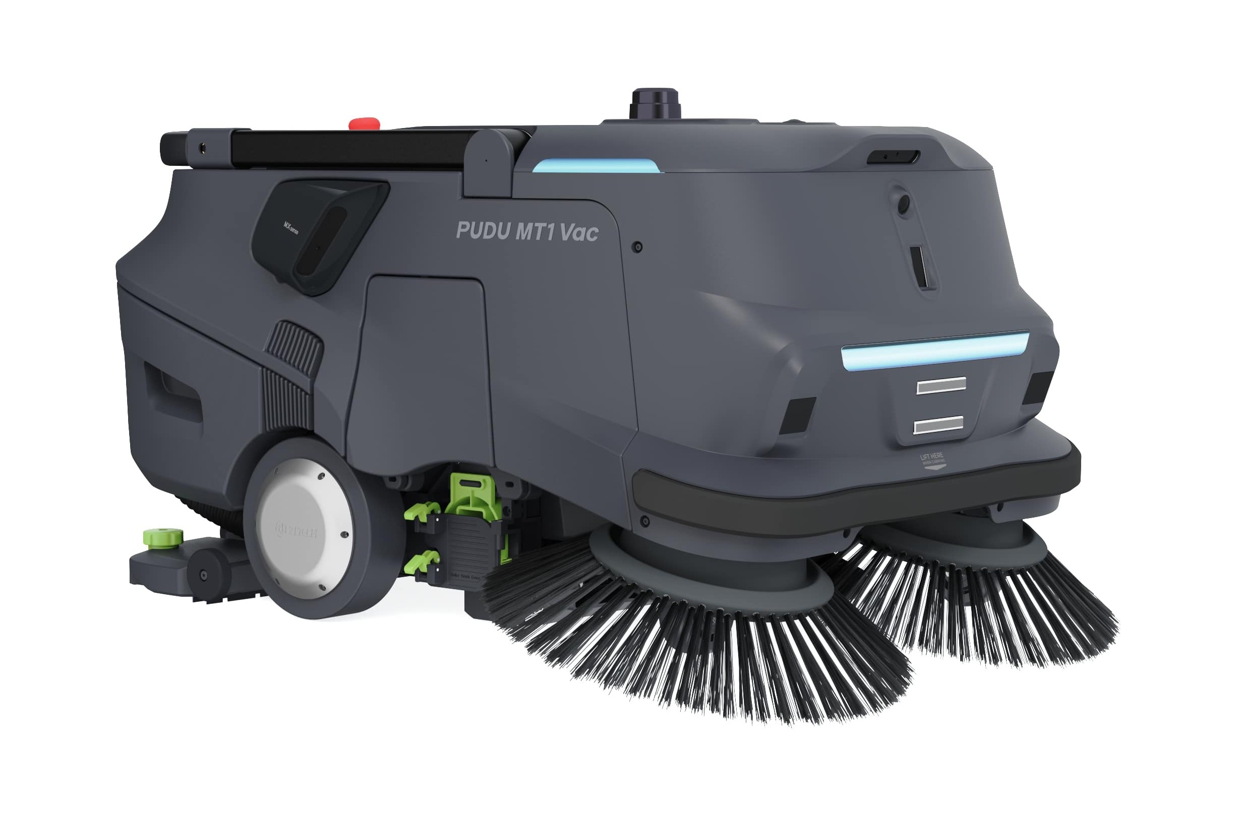 Autonomer Saug- und Kehrroboter mit Staub-Mob