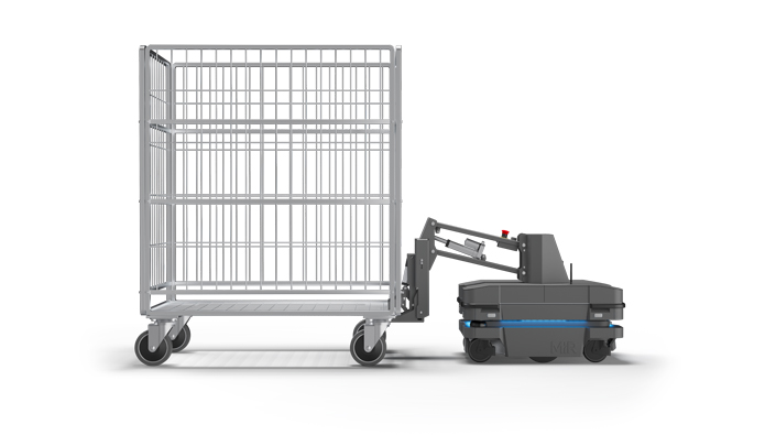 Autonomes Ziehen von Wagen und Bodenrollern bis zu 500 kg