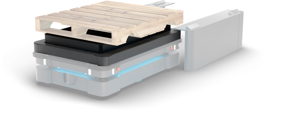 Sicherer und autonomer Transport von EU Paletten mit bis zu 1250 kg