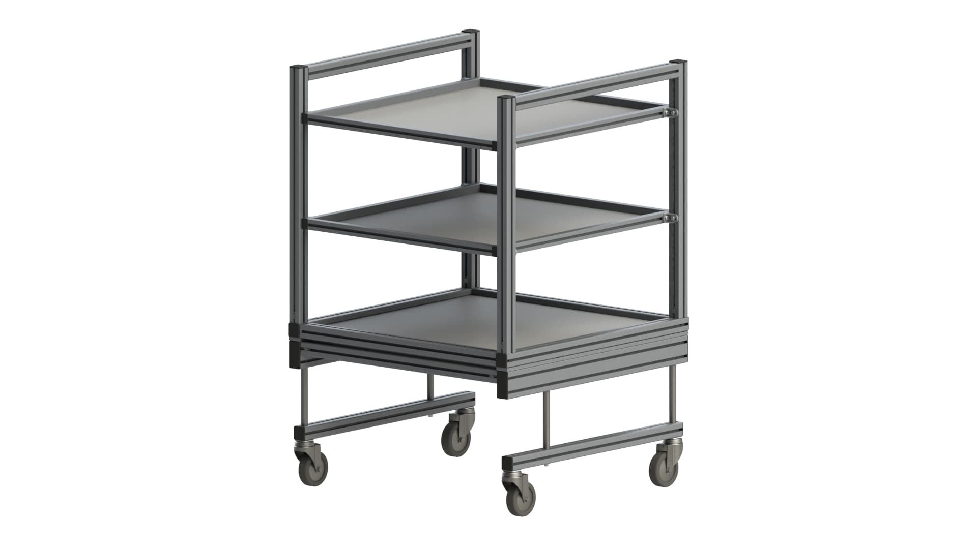 Konfigurierbarer Regalaufbau für MiR Shelf Carrier