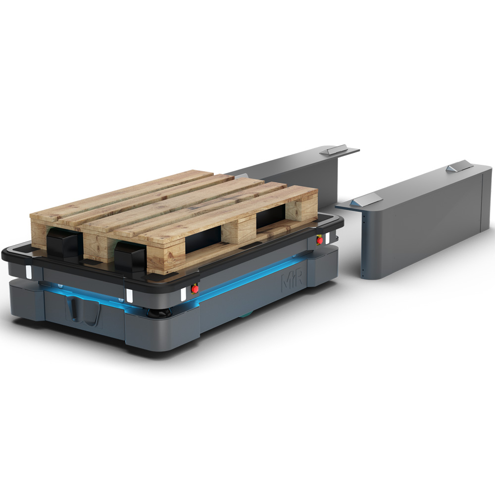 MiR 1350 EU Pallet Lift - Demo/Vorführgerät Sicherer und autonomer Transport von EU Paletten mit bis zu 1250 kg