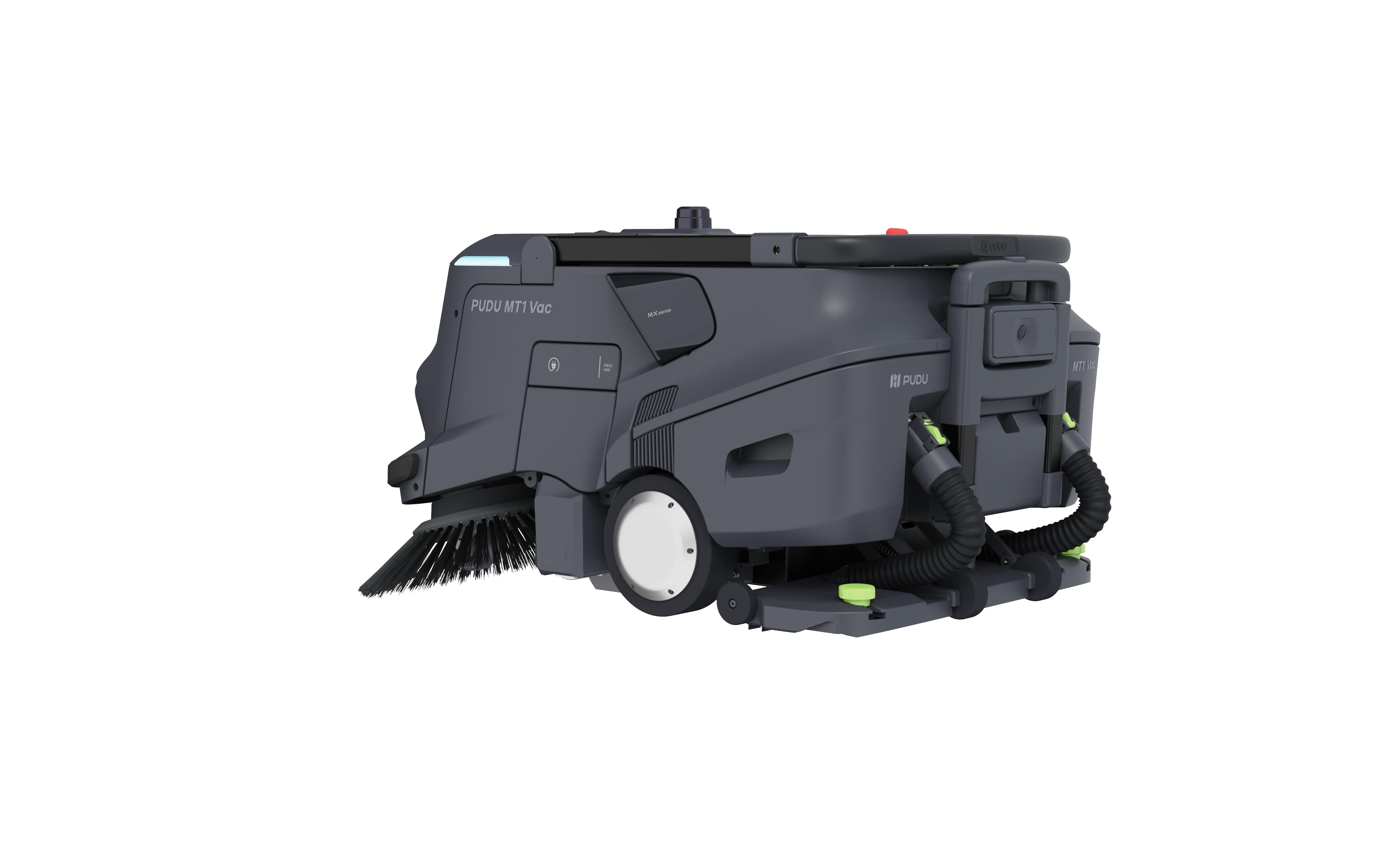 Autonomer Saug- und Kehrroboter mit Staub-Mob