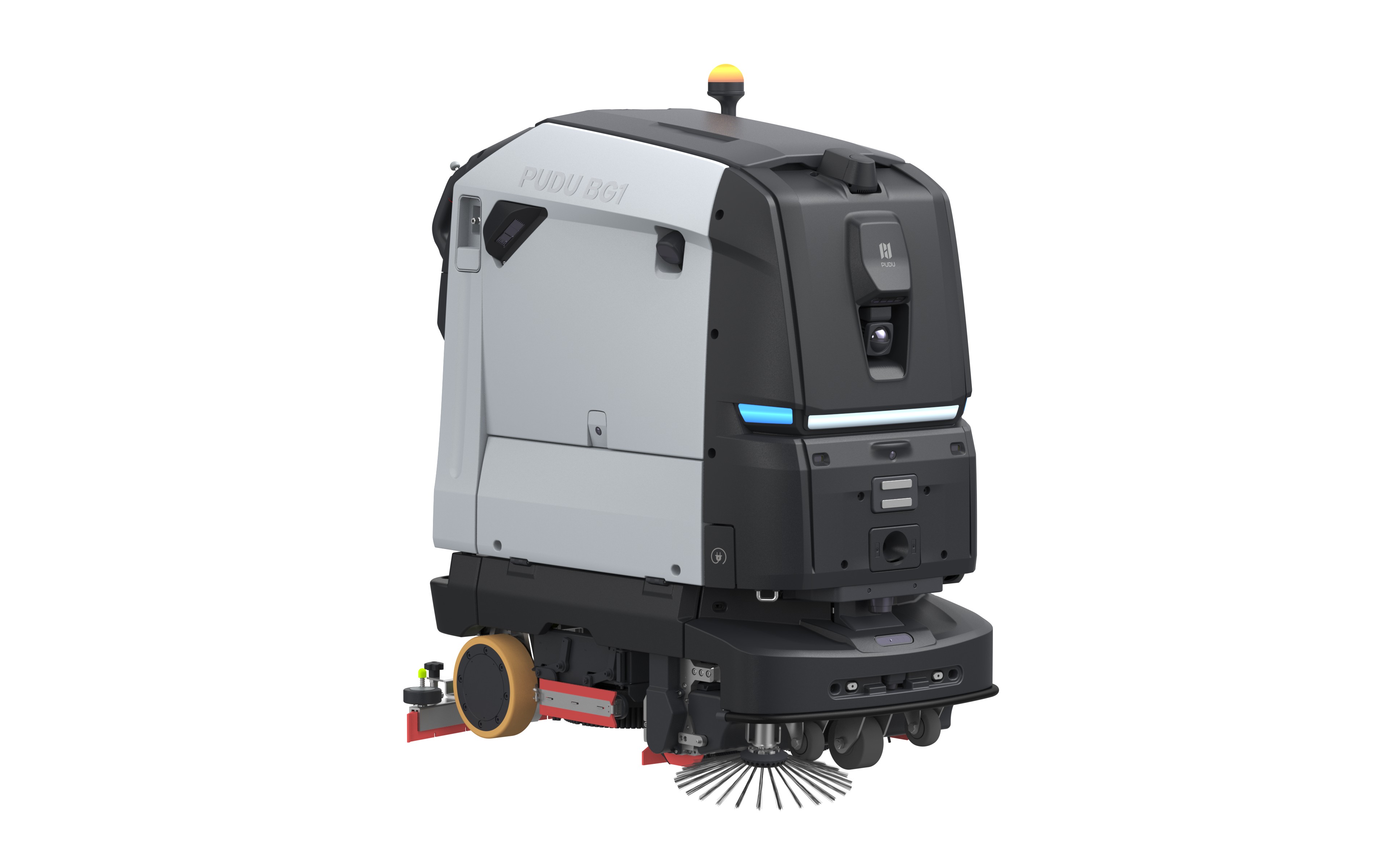 Autonomer Kehr & Scheuer-Saug Reinigungsroboter für große Flächen